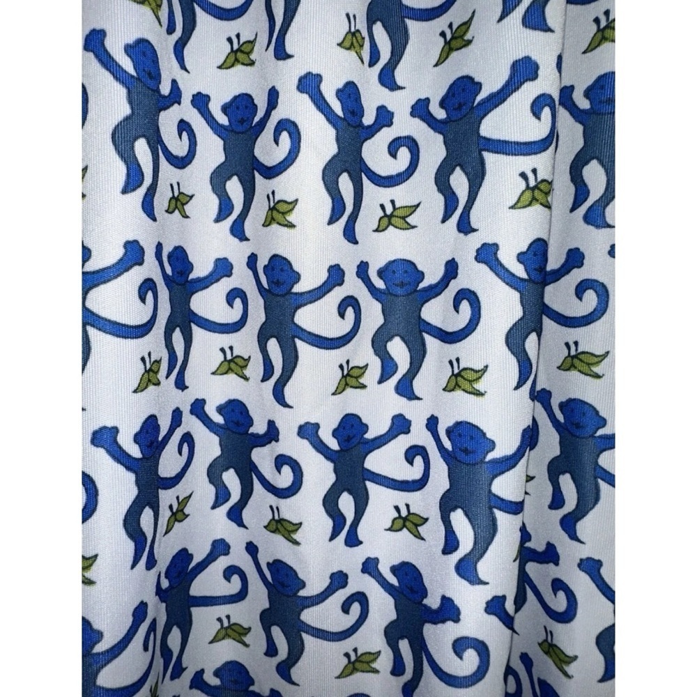 Roller Rabbit Blue Monkey PJ's Girls Nightgown Gown NWT - Picture 3 of 4